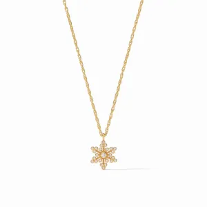 Julie Vos Noel Star Solitaire Necklace