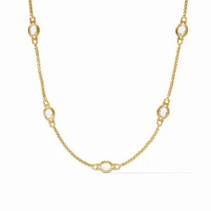 Julie Vos Saratoga Stone Station Necklace