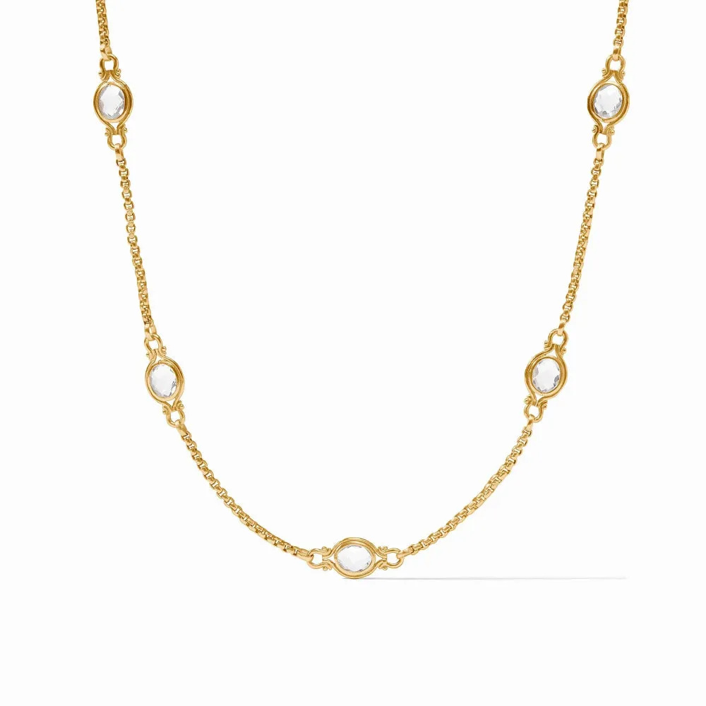 Julie Vos Saratoga Stone Station Necklace