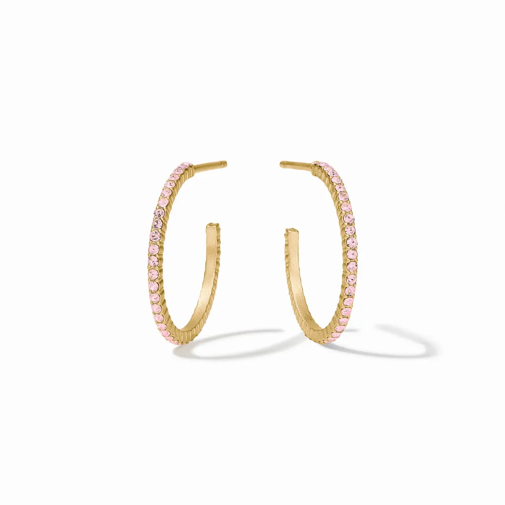 Julie Vos Windsor Hoop - Pink Champagne