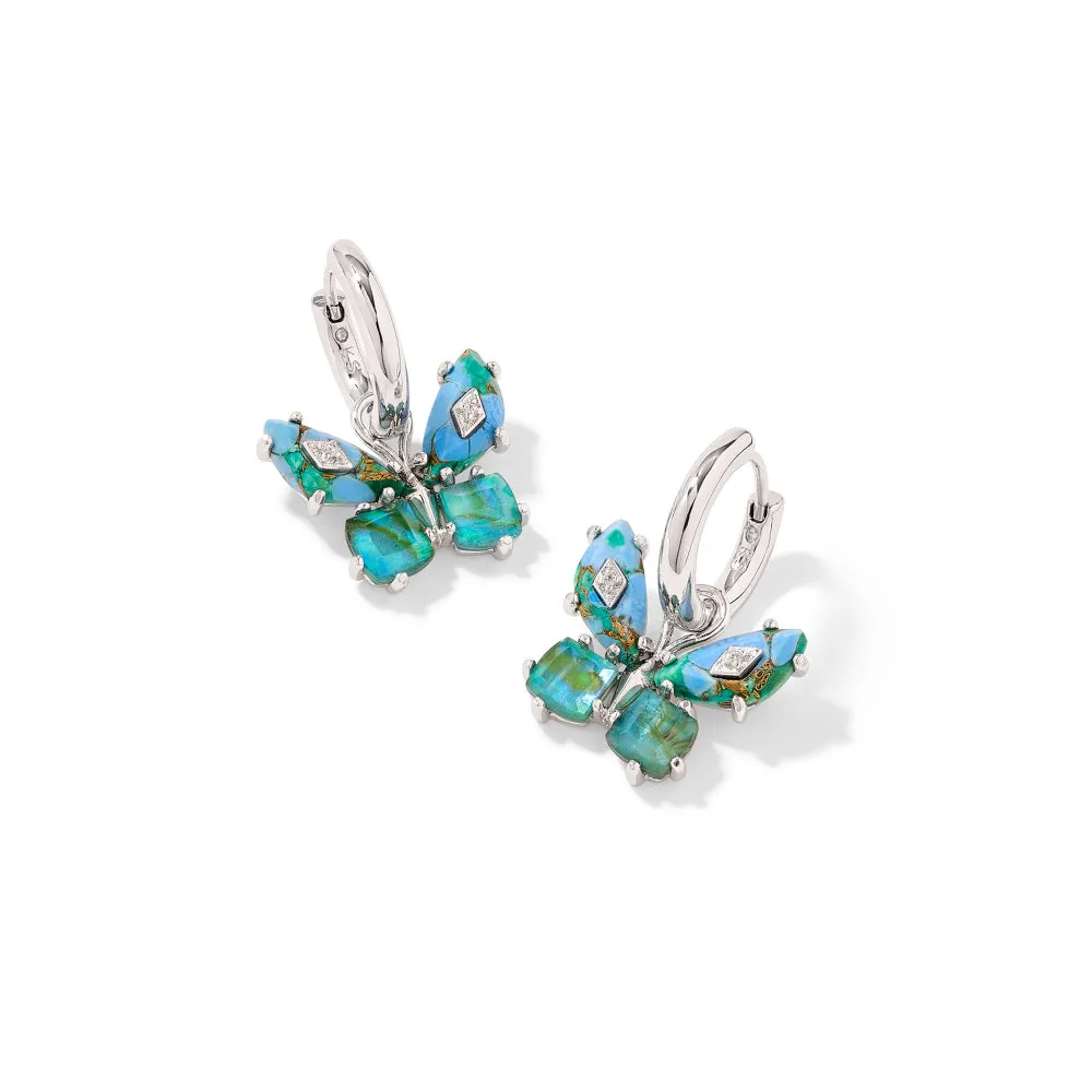 Kendra Scott Bianca Butterfly Huggie Earrings