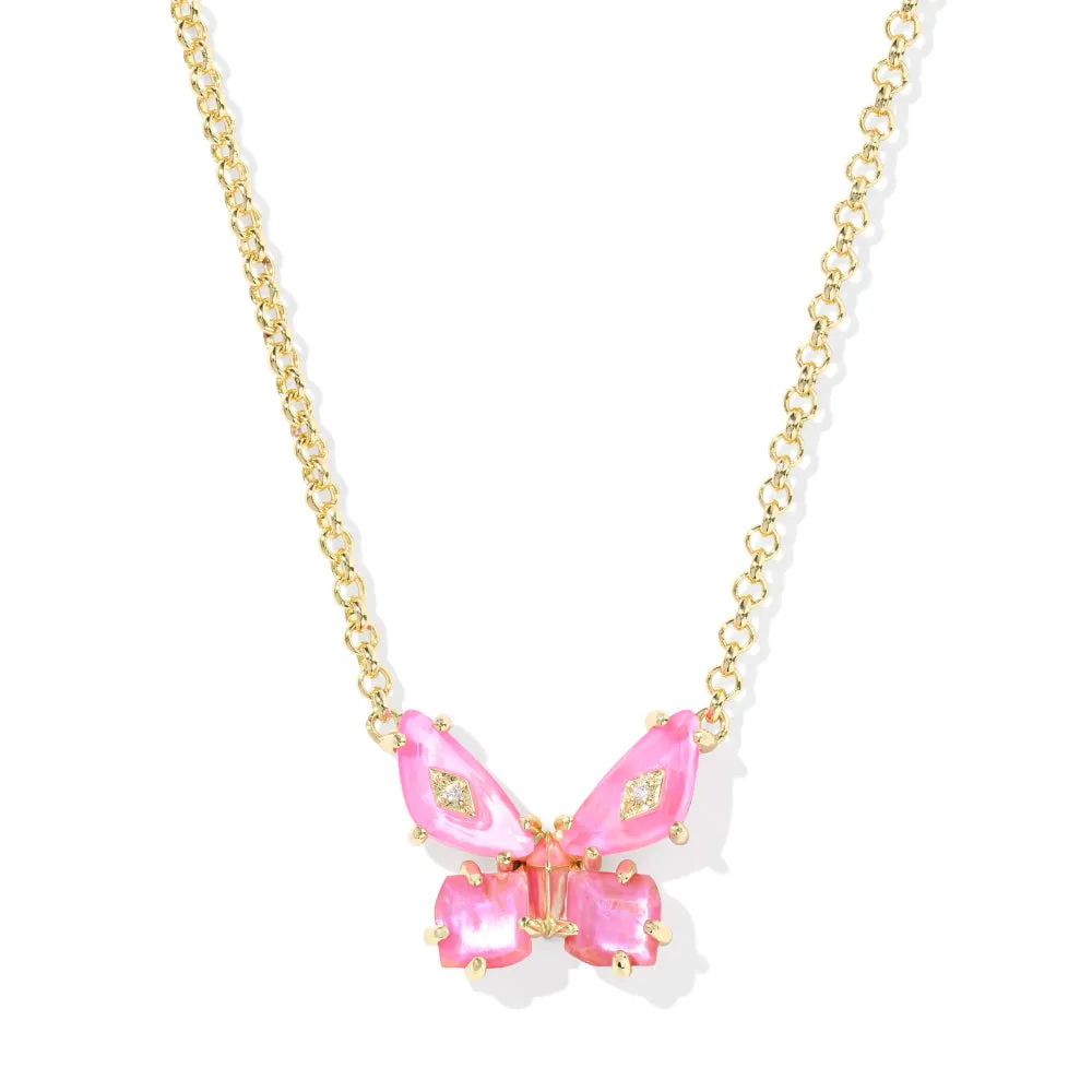 Kendra Scott Bianca Butterfly Short Pendant Necklace