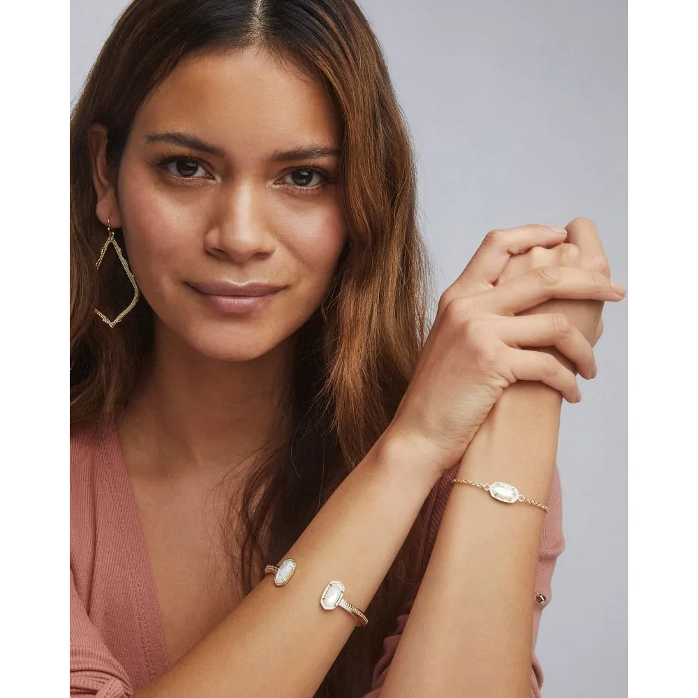 Kendra Scott Elaina Adjustable Chain Bracelet in Cobalt Cats Eye