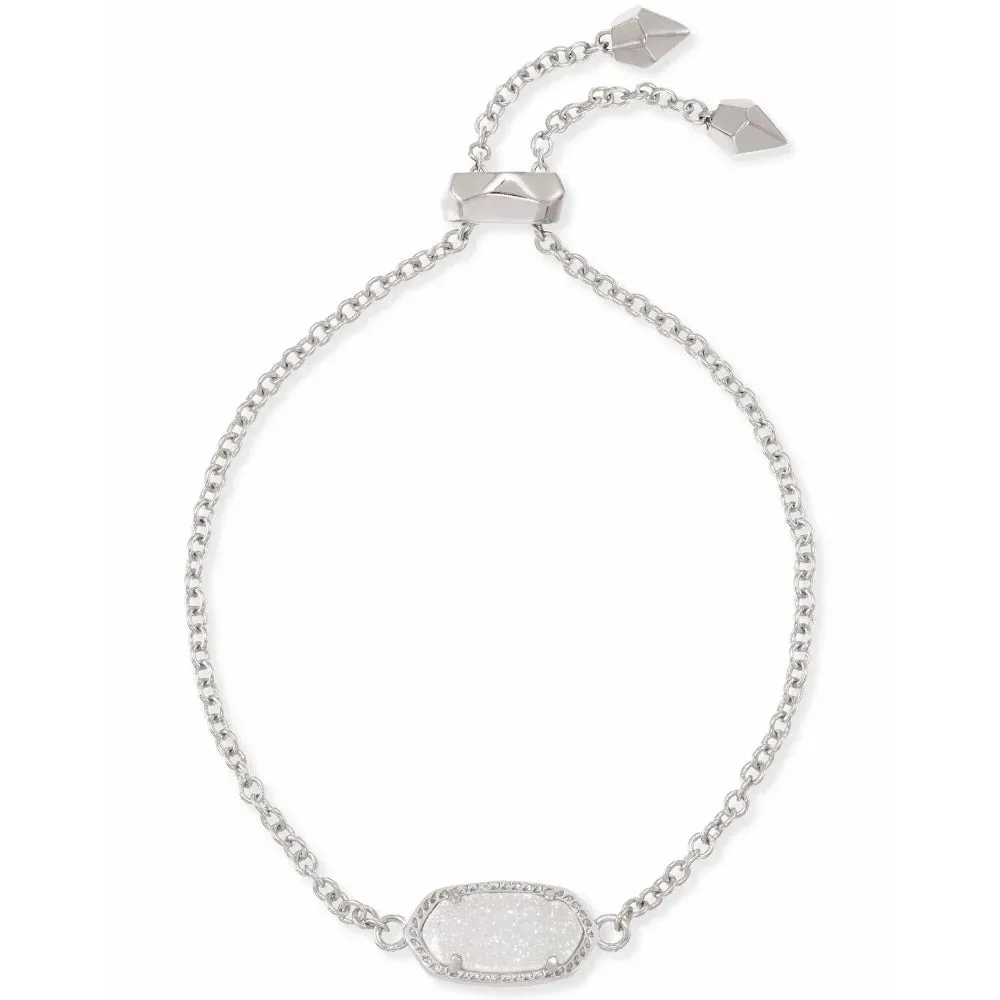 Kendra Scott Elaina Adjustable Chain Bracelet in Iridescent Drusy