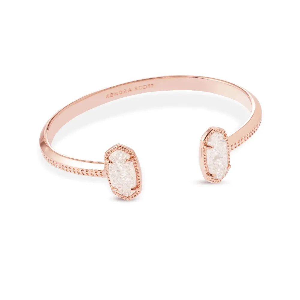 Kendra Scott Elton Cuff Bracelet in Iridescent Drusy