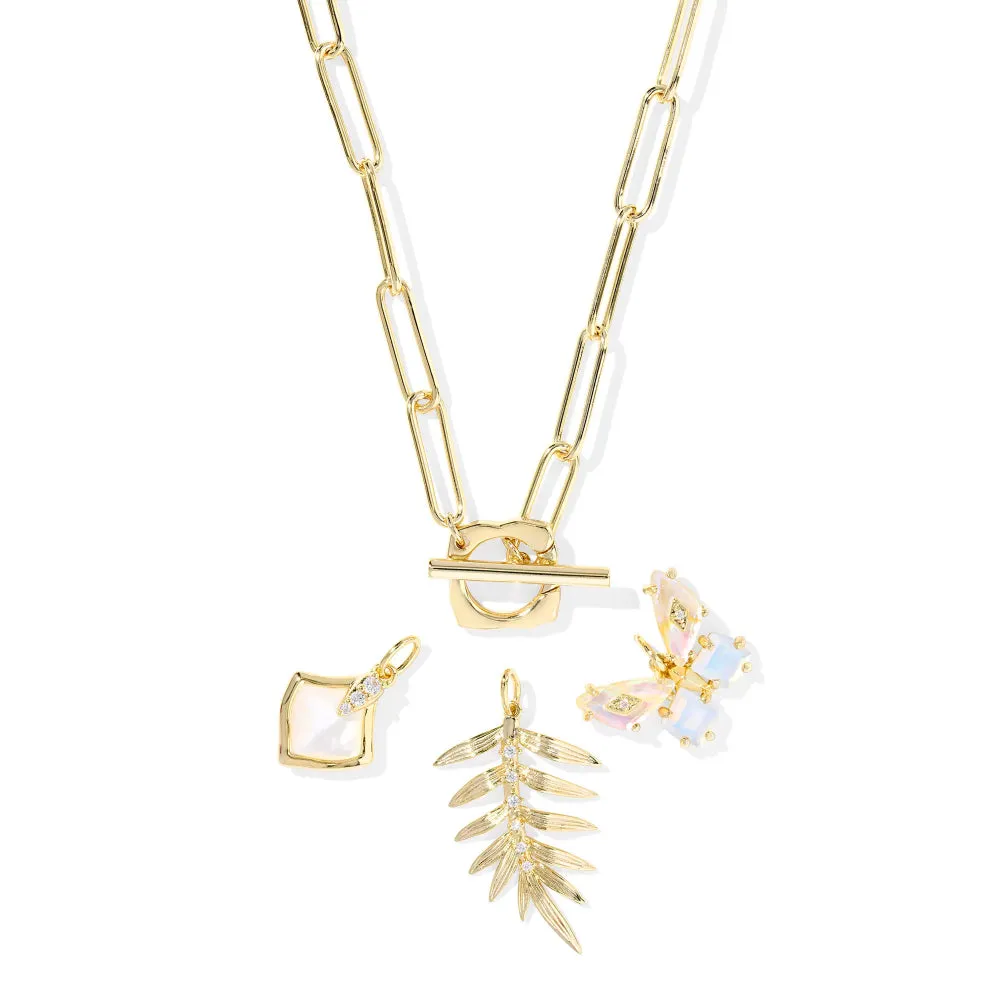 Kendra Scott Gold Bianca Butterfly Charm Necklace