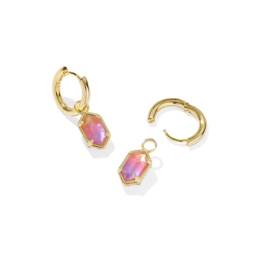 Kendra Scott Gold Hallie Huggie Earrings