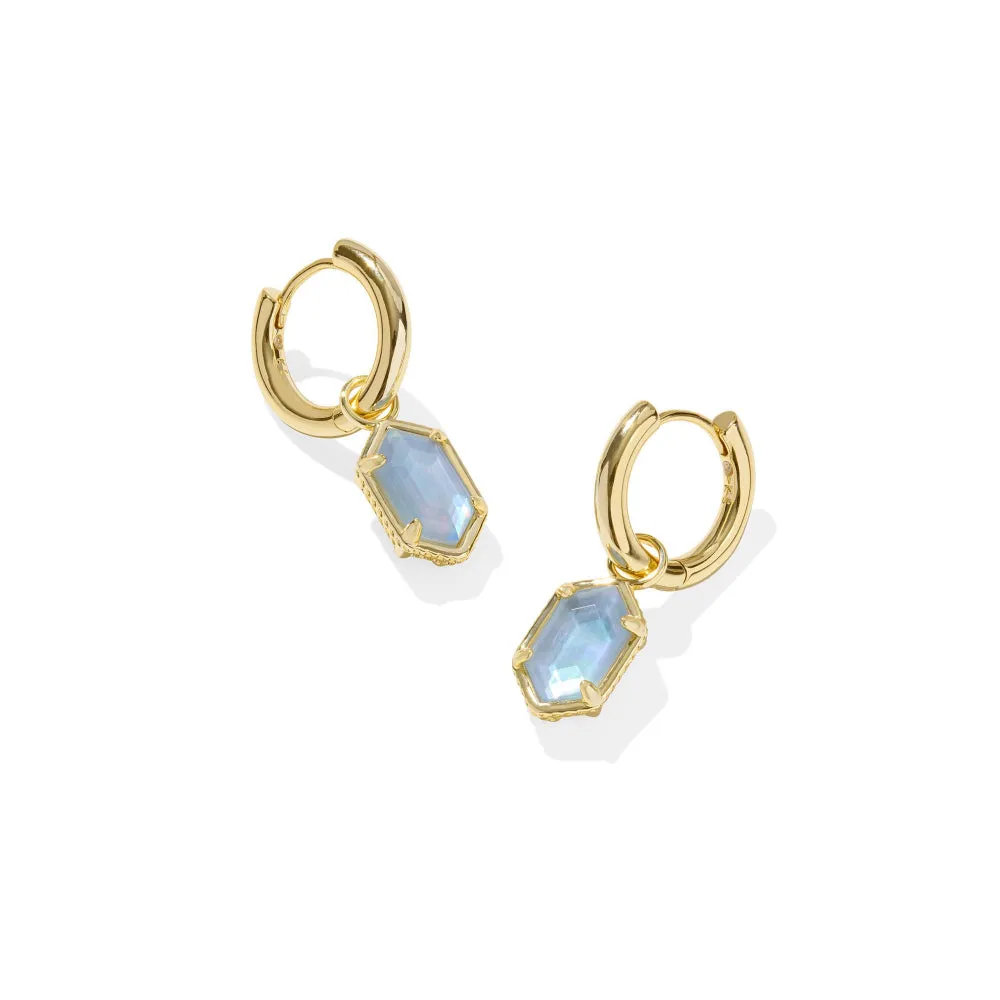 Kendra Scott Gold Hallie Huggie Earrings