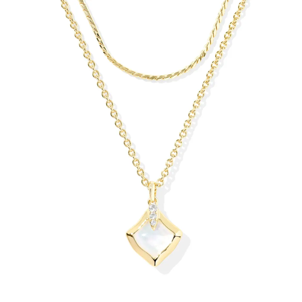 Kendra Scott Gold Joelle Multi Strand Necklace