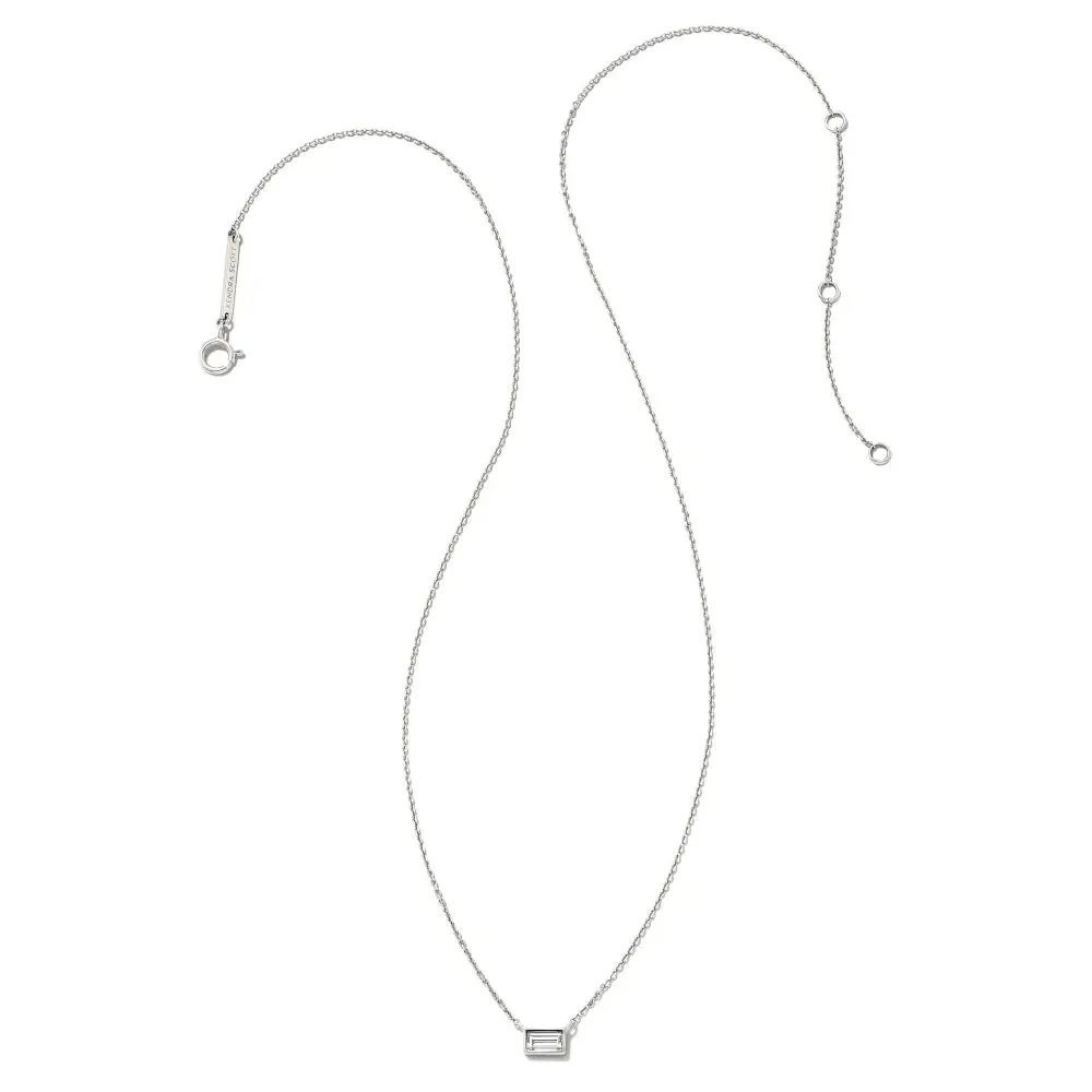 Kendra Scott Isabella 14k Gold Pendant Necklace in .18ct White Diamond