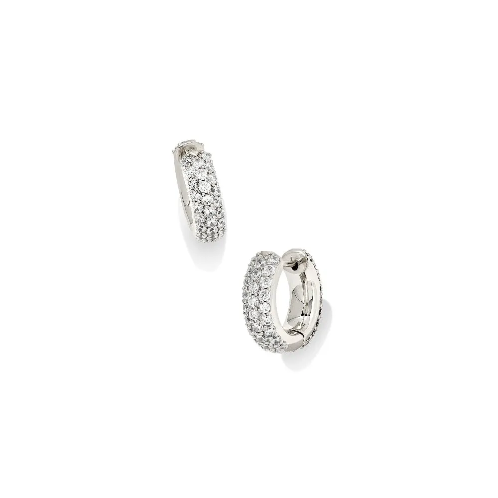 Kendra Scott Mikki Pave Huggie Earrings