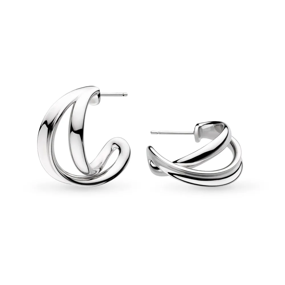 Kit Heath Serenity Grande Crossover Hoop Earrings