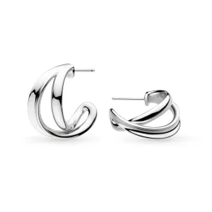 Kit Heath Serenity Grande Crossover Hoop Earrings