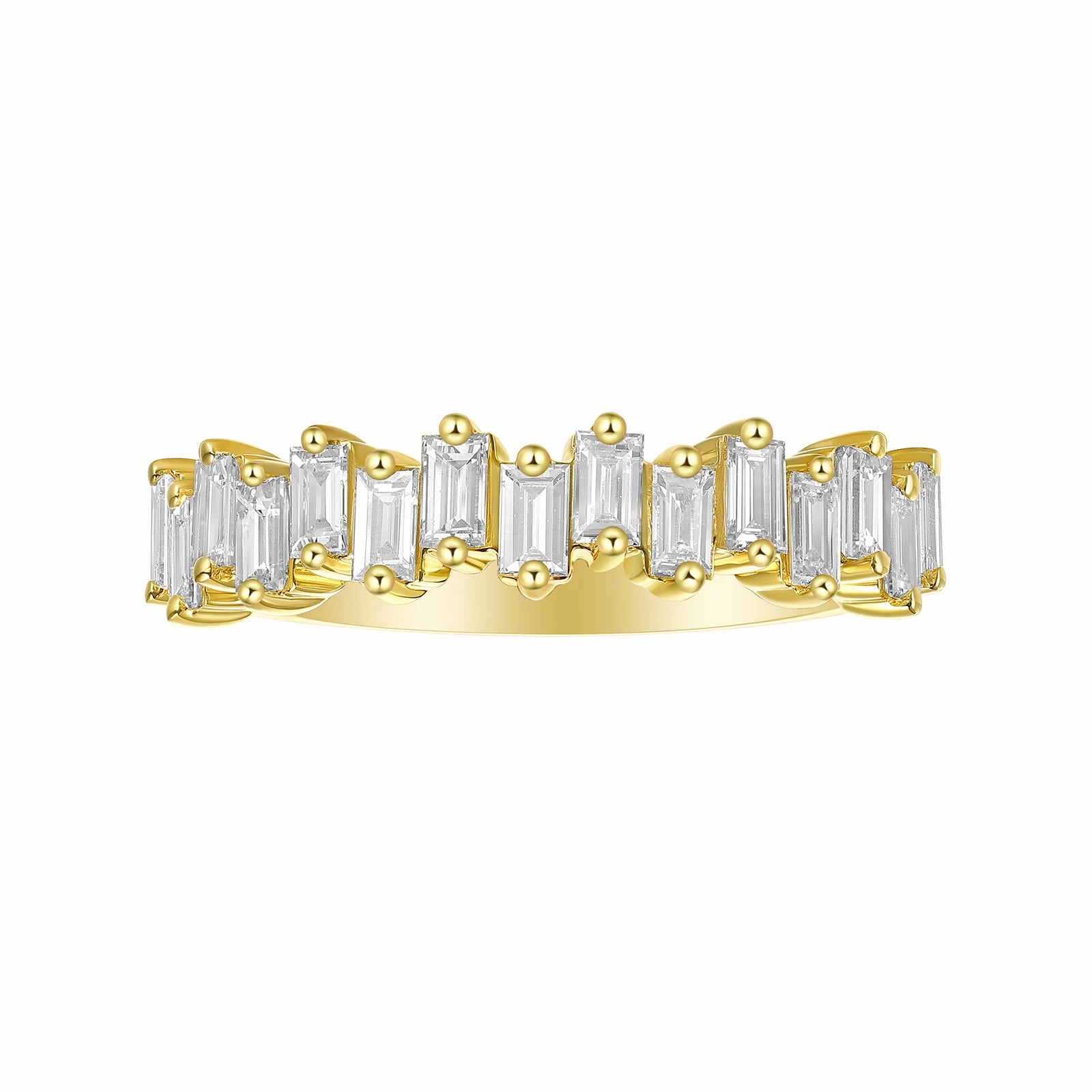 Lab Grown Baguette Diamond Band