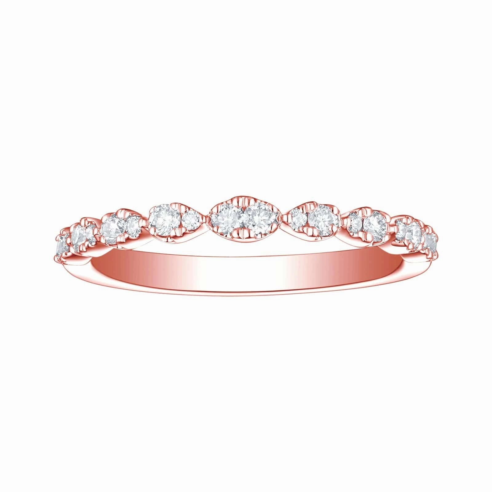Lab Grown Diamond Pear Station Band