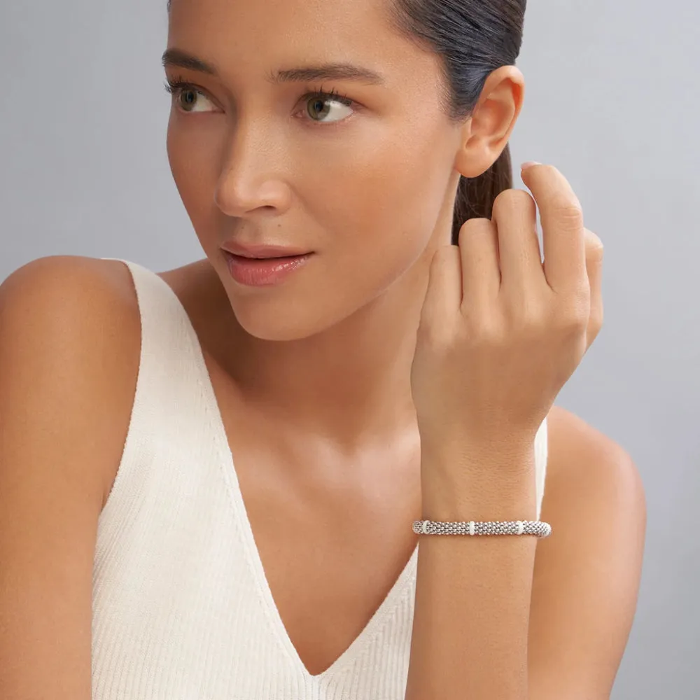 Lagos Caviar Ceramic Station Bracelet
