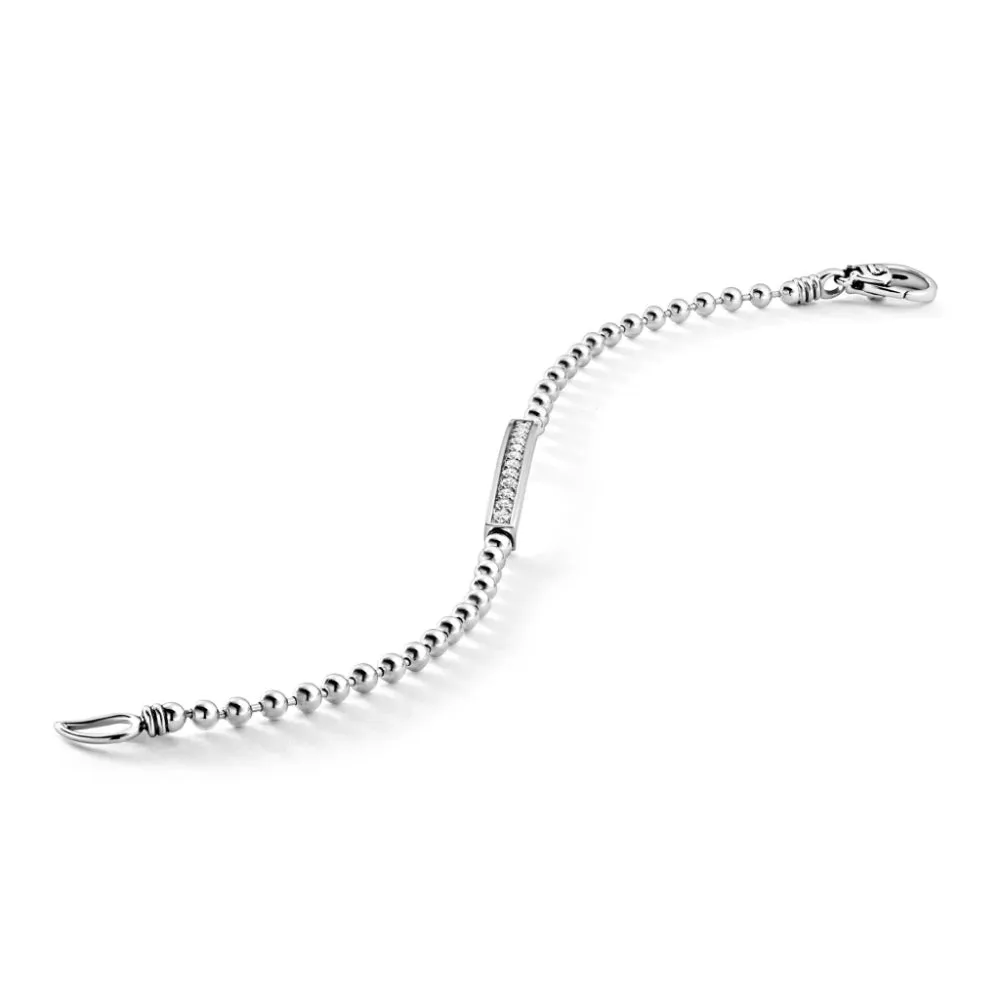 Lagos Caviar Spark Diamond Beaded Bracelet