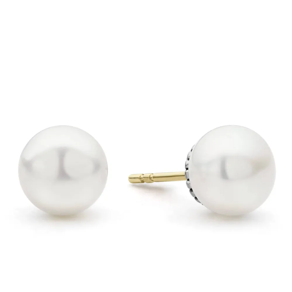 Lagos Luna Pearl Stud Earrings