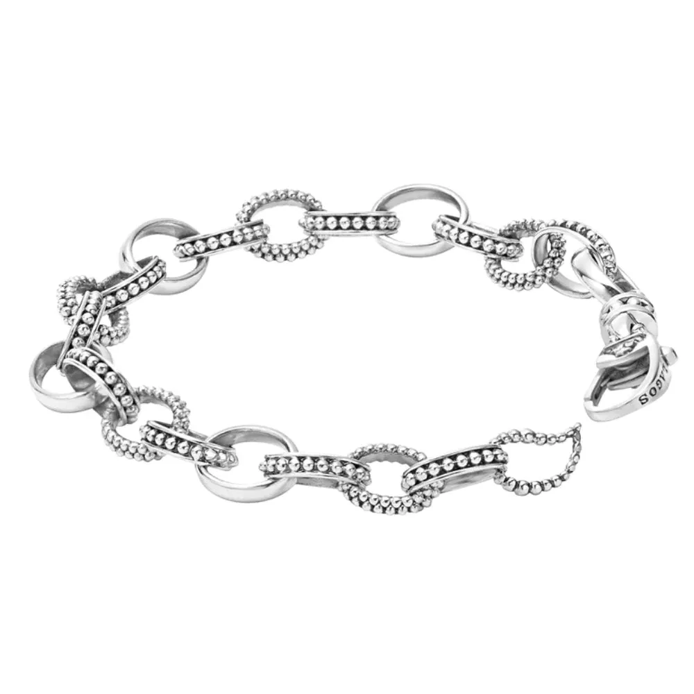 Lagos Signature Caviar Bead Link Bracelet