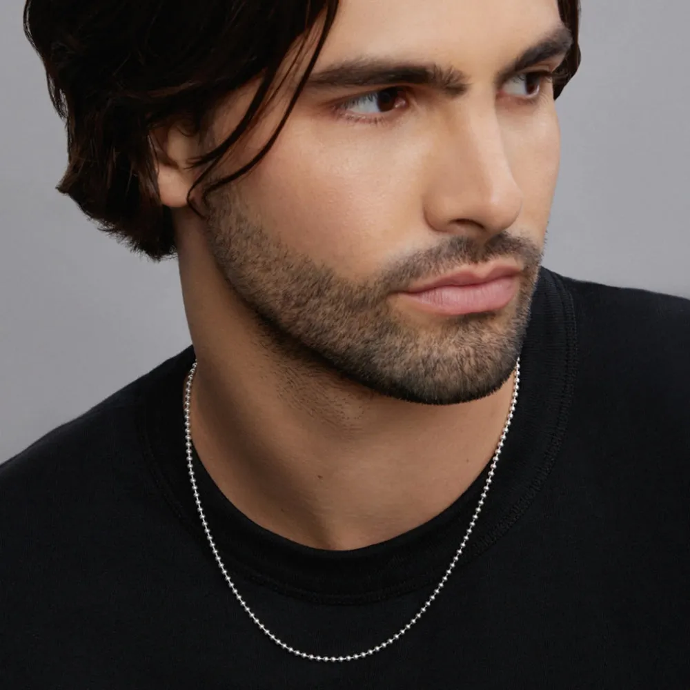 Lagos Signature Caviar Beaded Chain Necklace