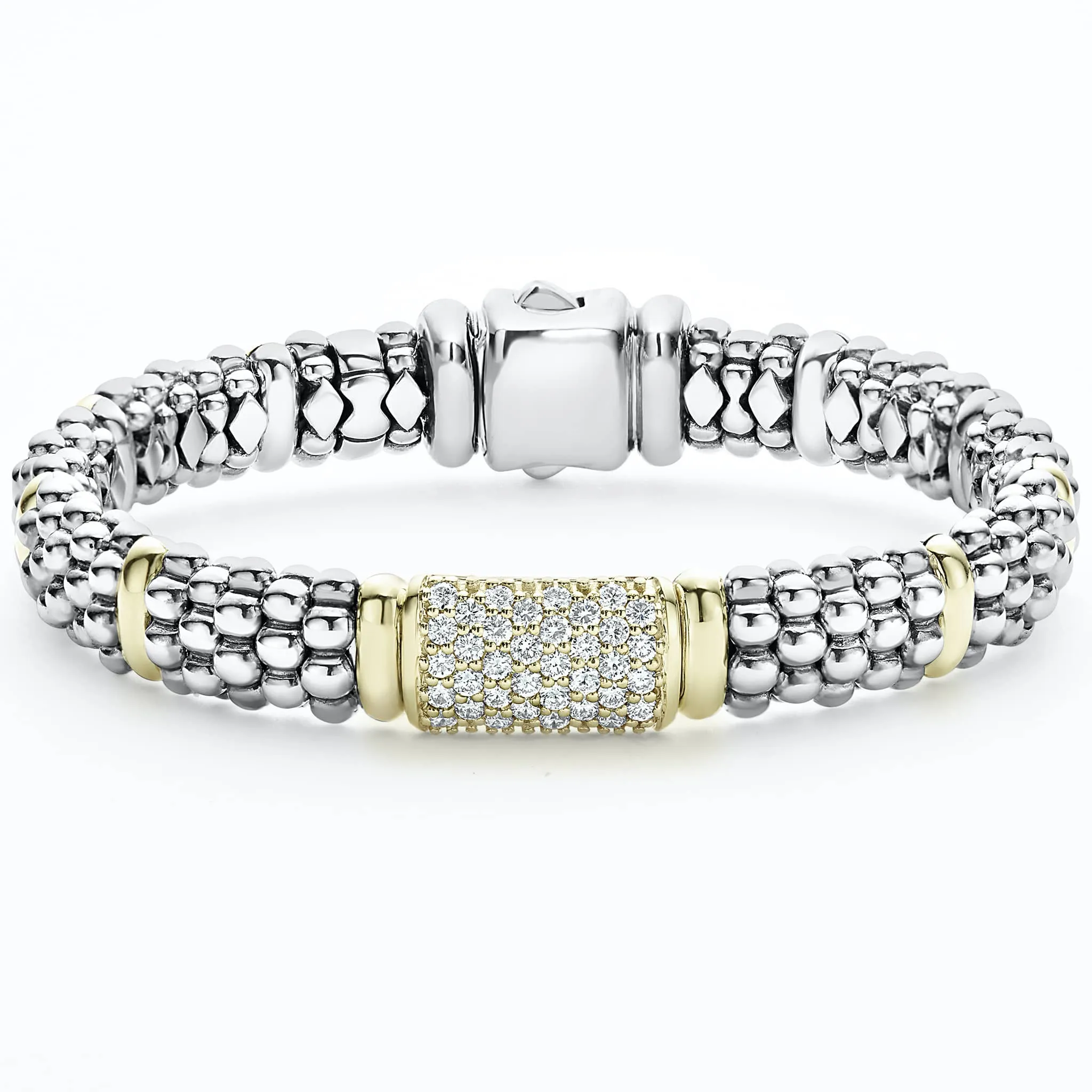 Lagos Signature Caviar Gemstone Bracelet, 9mm