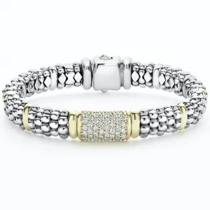 Lagos Signature Caviar Gemstone Bracelet, 9mm