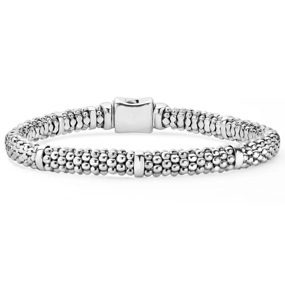Lagos Signature Caviar Sterling Silver Bracelet