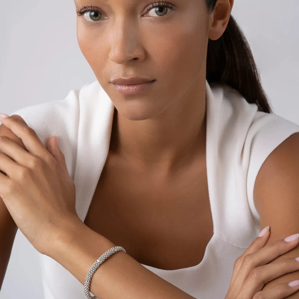Lagos Signature Caviar Sterling Silver Bracelet