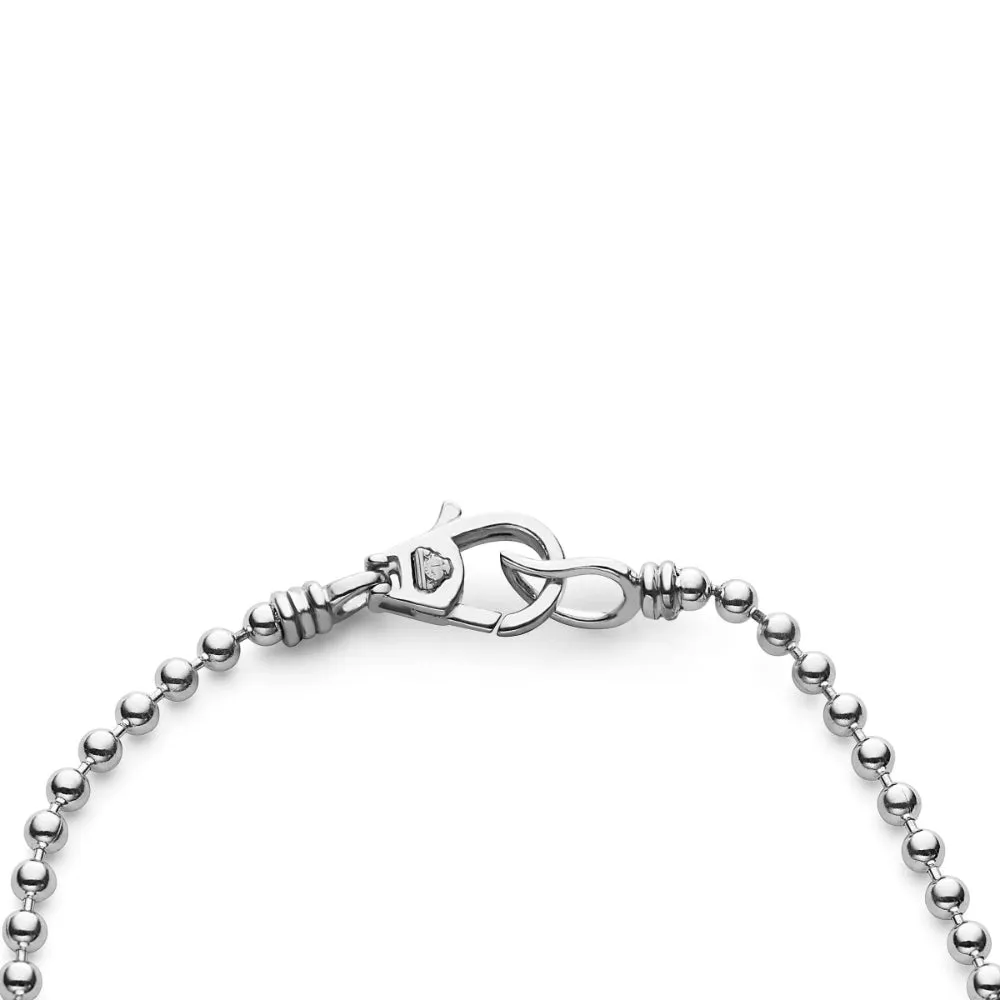 Lagos Silver Caviar Icon Beaded Bracelet