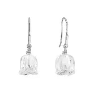 Lalique Muguet Earrings - Silver & Clear Crystal 7780900