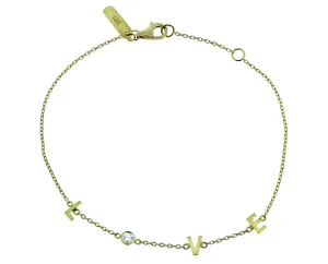 Letter bracelet