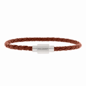 Luke Landon Nappa Leather Bracelet Peanut LBLL/005S