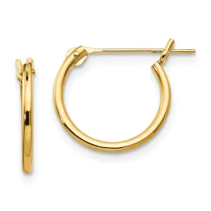 Madi K Kid's 14k  1.25mm Half Hoop Earrings