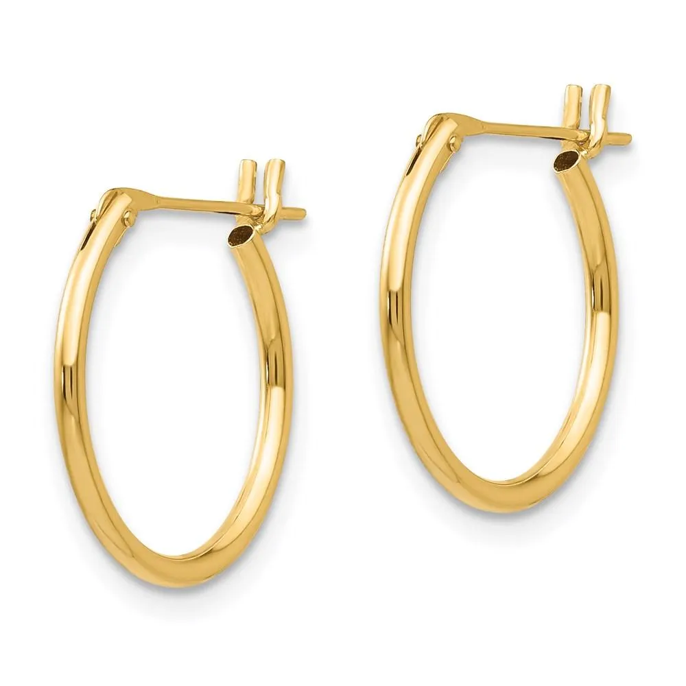 Madi K Kid's 14k  1.25mm Hoop Earrings