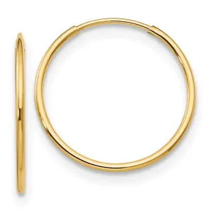 Madi K Kid's 14k  1mm Hoop Earrings