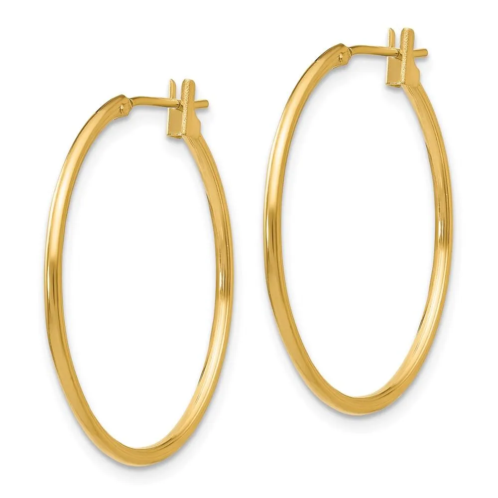 Madi K Kid's 14k  1mm Hoop Earrings