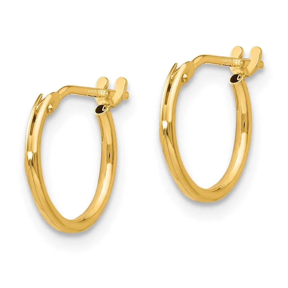 Madi K Kid's 14k  1mm Hoop Earrings