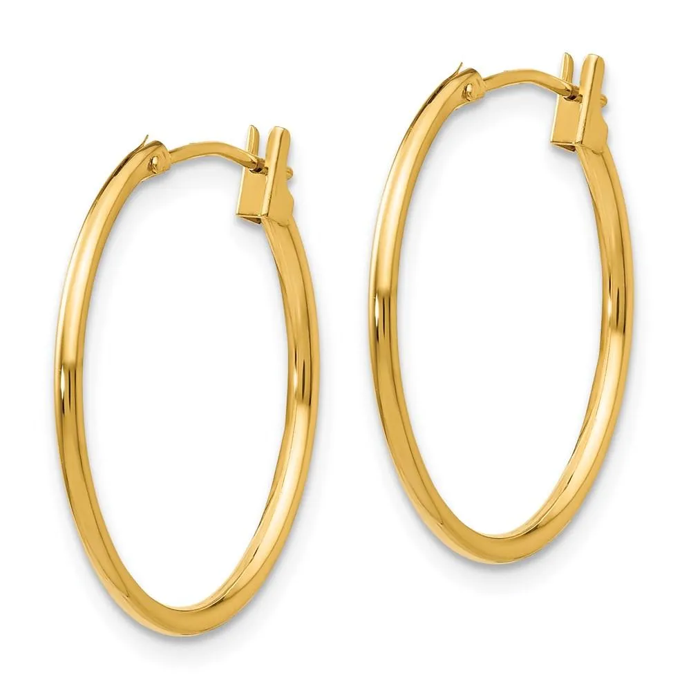 Madi K Kid's 14k  1mm Hoop Earrings