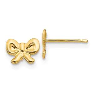 Madi K Kid's 14k  Bow Post Earrings