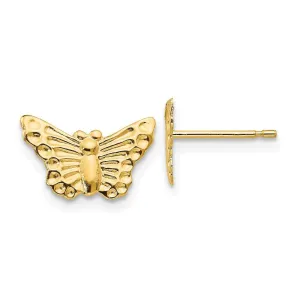 Madi K Kid's 14k  Butterfly Post Earrings