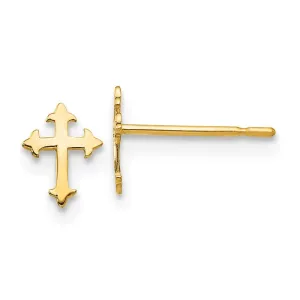 Madi K Kid's 14k   Cross Post Earrings