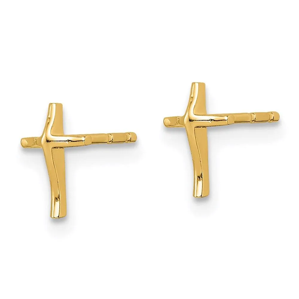 Madi K Kid's 14k  Cross Post Earrings
