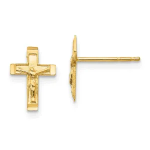 Madi K Kid's 14k  Crucifix Post Earrings