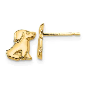 Madi K Kid's 14k  Dog Post Earrings