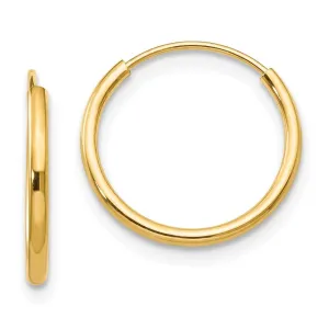 Madi K Kid's 14k  Endless Hoop Earrings