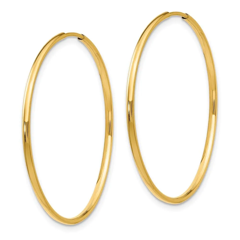Madi K Kid's 14k  Endless Hoop Earrings