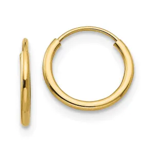 Madi K Kid's 14k  Endless Hoop Earrings