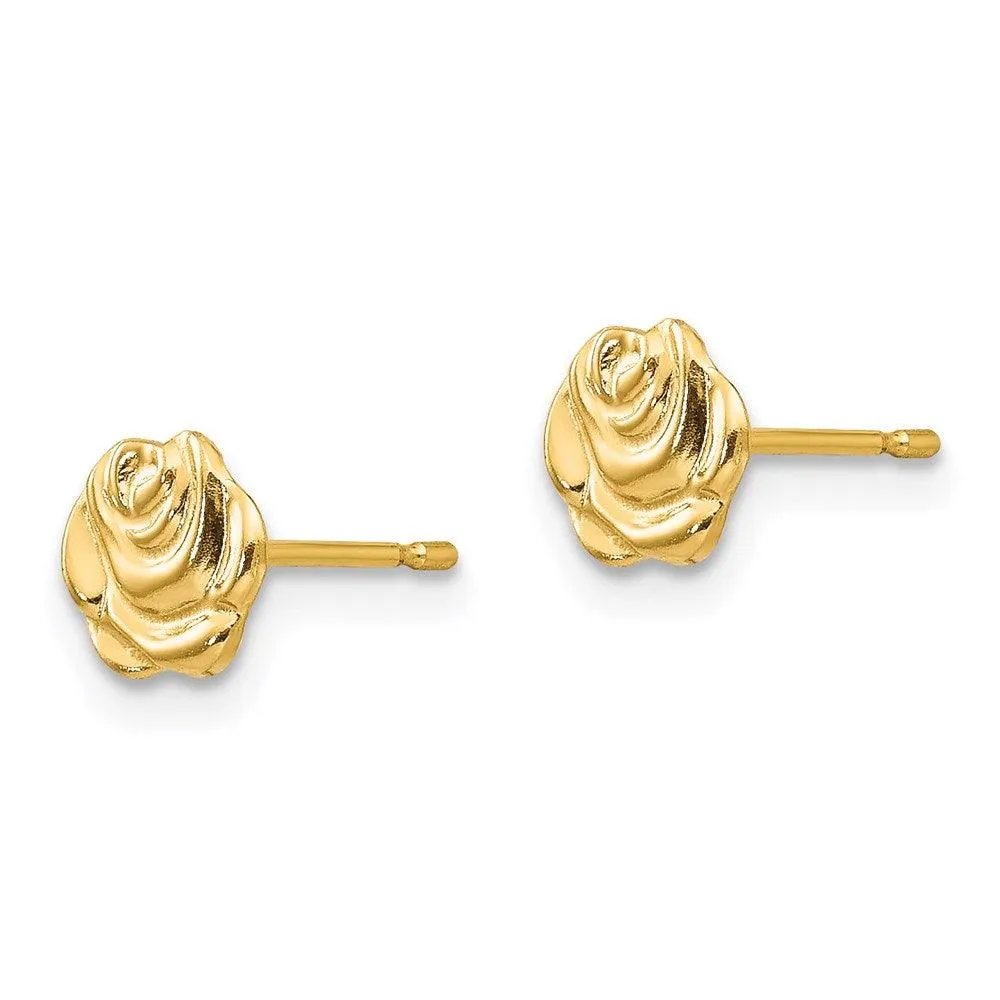Madi K Kid's 14k  Flower Post Earrings