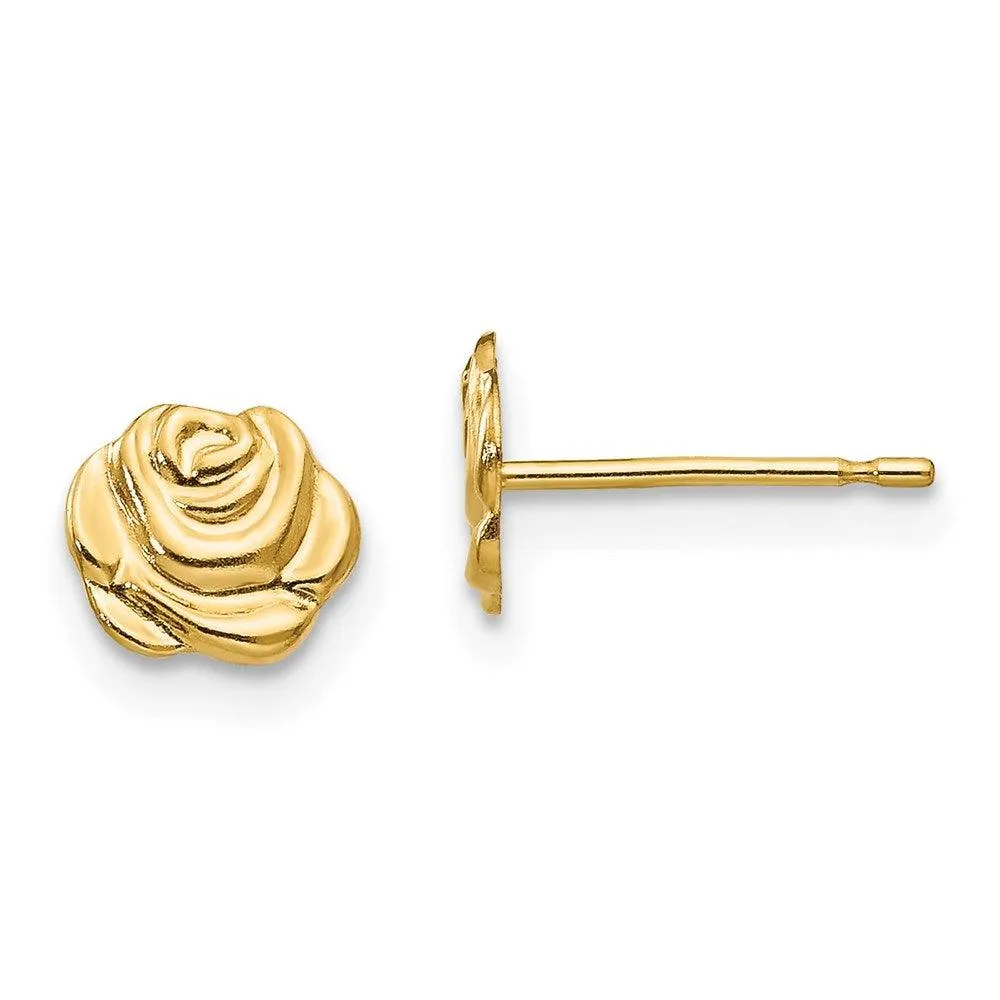 Madi K Kid's 14k  Flower Post Earrings