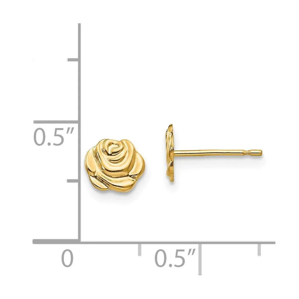 Madi K Kid's 14k  Flower Post Earrings
